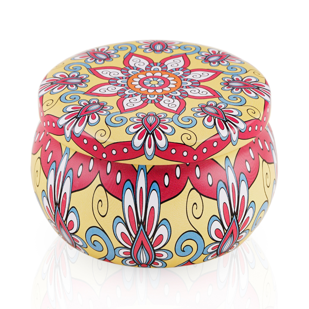 Refreshing Lemongrass Aroma Candle Tin Pack 120g