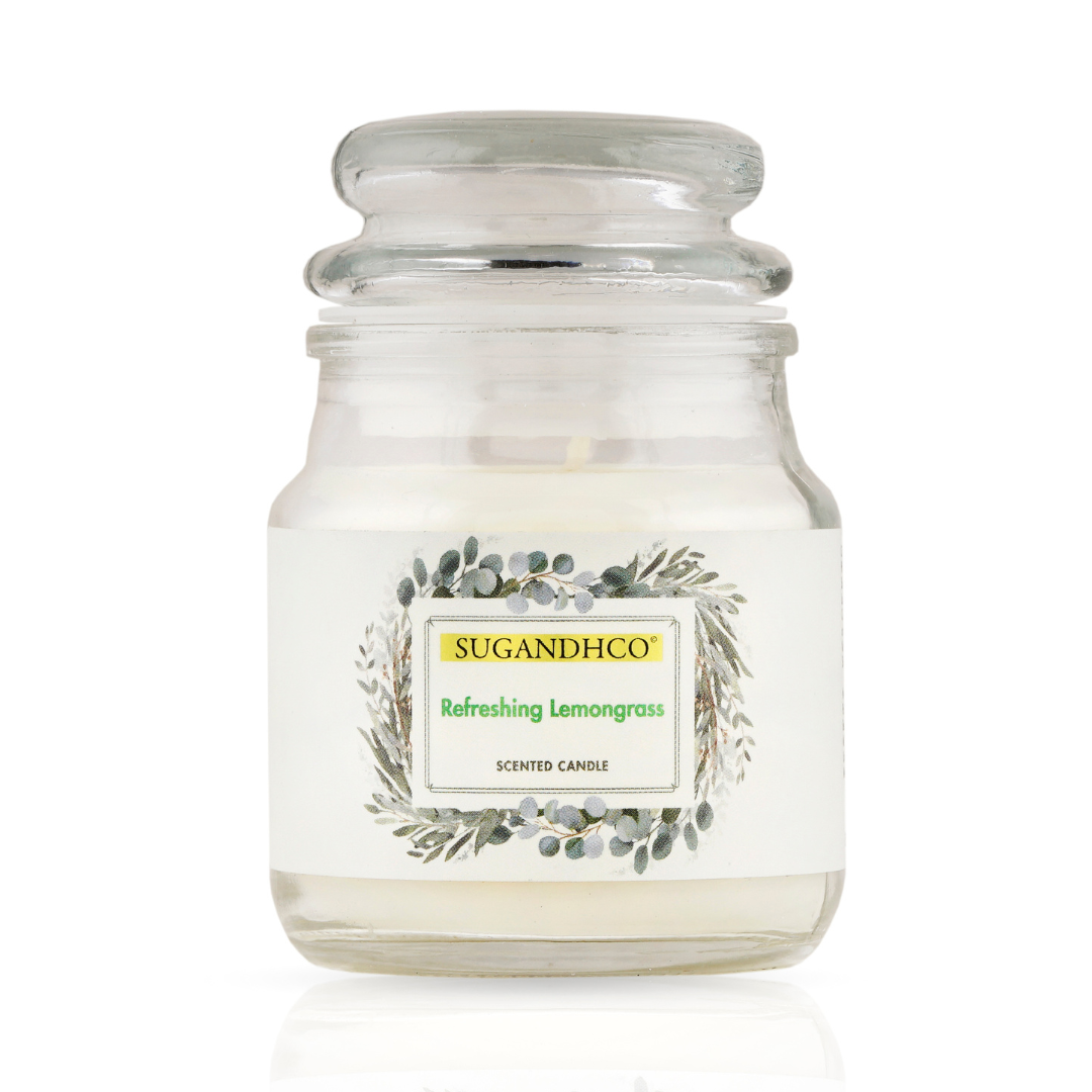 Refreshing Lemongrass Aroma Candle 90g