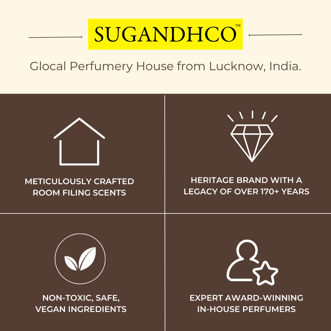 Indian Sandalwood Incense Sticks (Pack of 5) 150N
