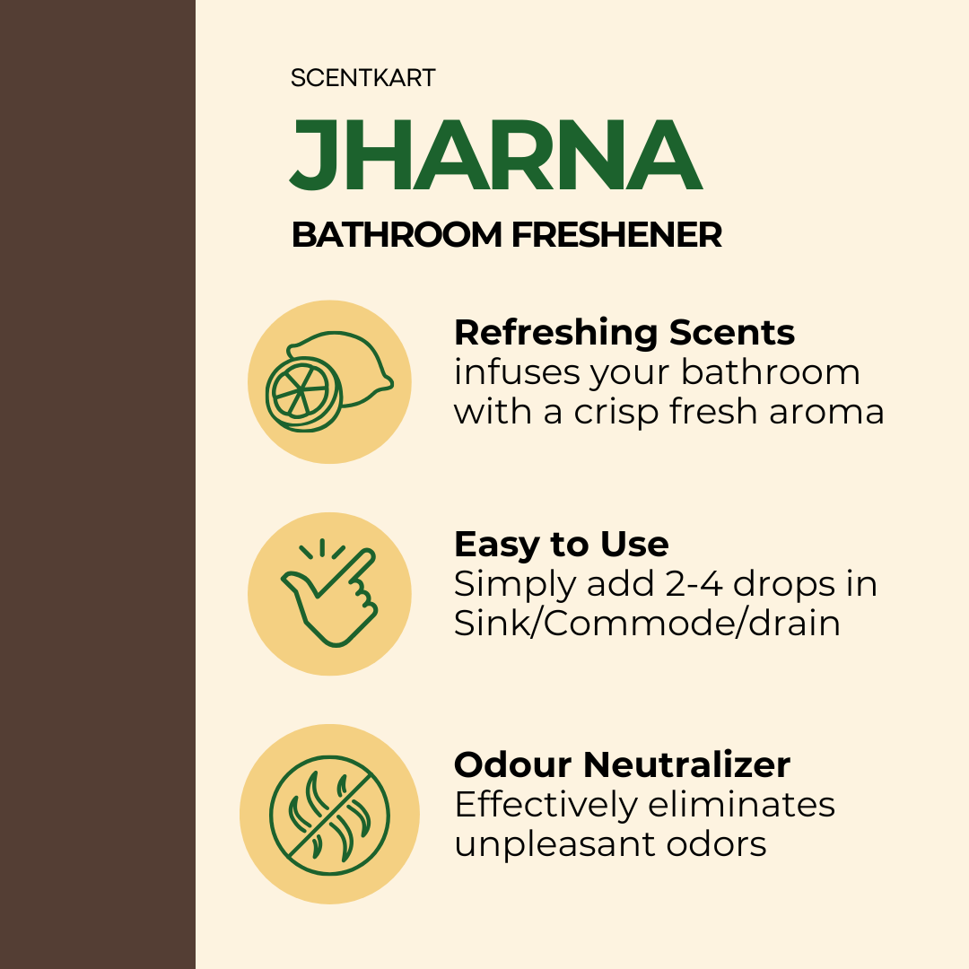 Jharna Fresh Lemon Bathroom Freshener 500ml
