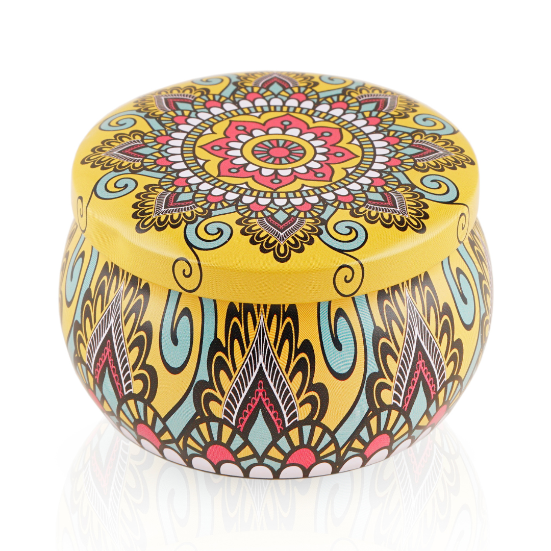 Garland of Jasmine Aroma Candle Tin Pack 120g