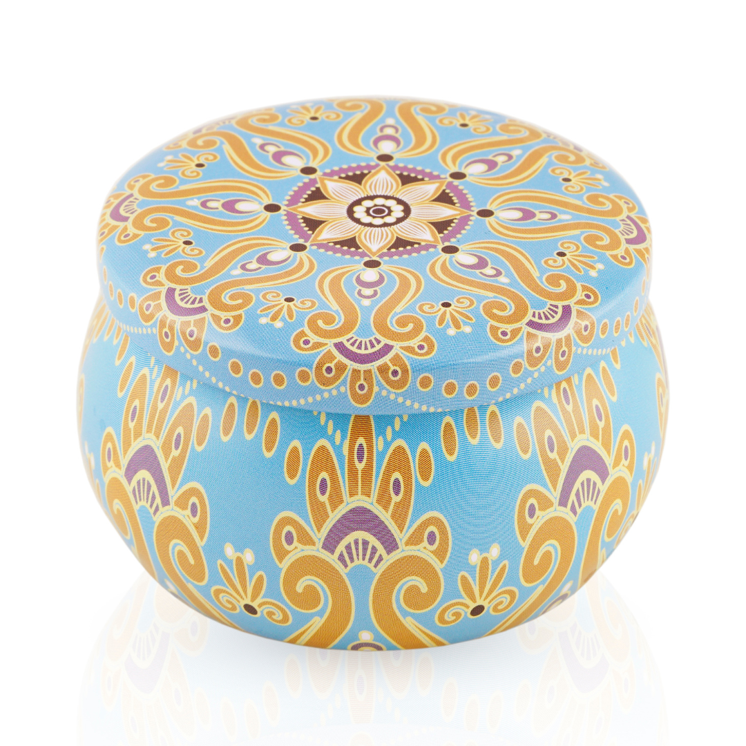 Relaxing Lavender Aroma Candle Tin Pack 120g