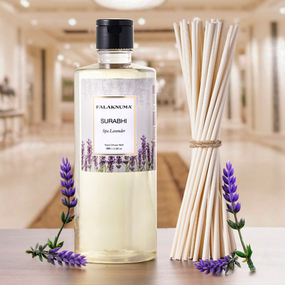 Surabhi Spa Lavender Refill Pack (with 30 Reed Sticks) - 500ml
