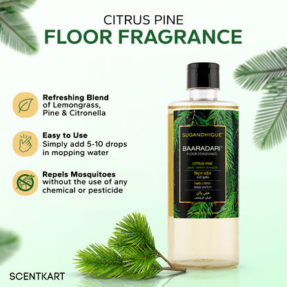 Baaradari Citrus Pine Floor Fragrance 500ml