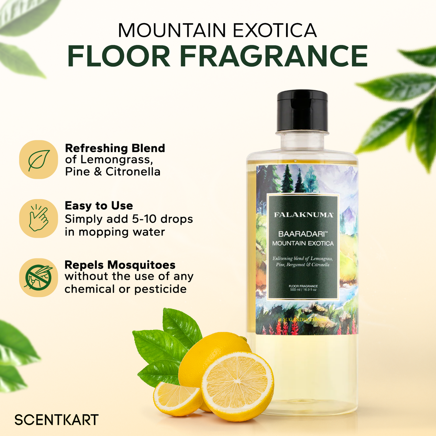 Baaradari Mountain Exotica Floor Fragrance 500ml