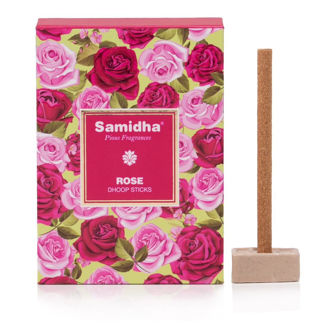 Samidha Rose Dhoop Sticks - 25N sticks