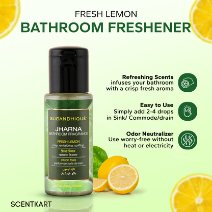 Jharna Fresh Lemon - Bathroom Freshener 50ml