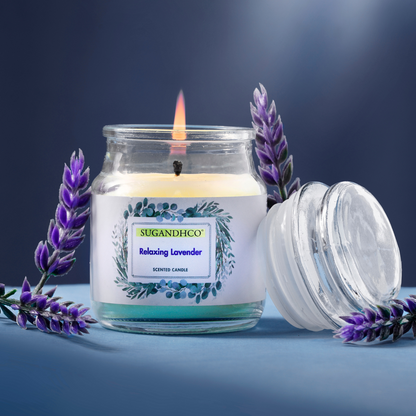 Relaxing Lavender Aroma Candle 90g
