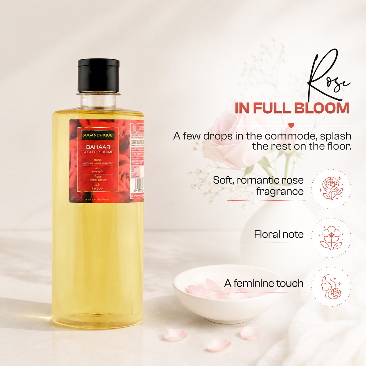 Bahaar Rose Cooler Perfume 500ml