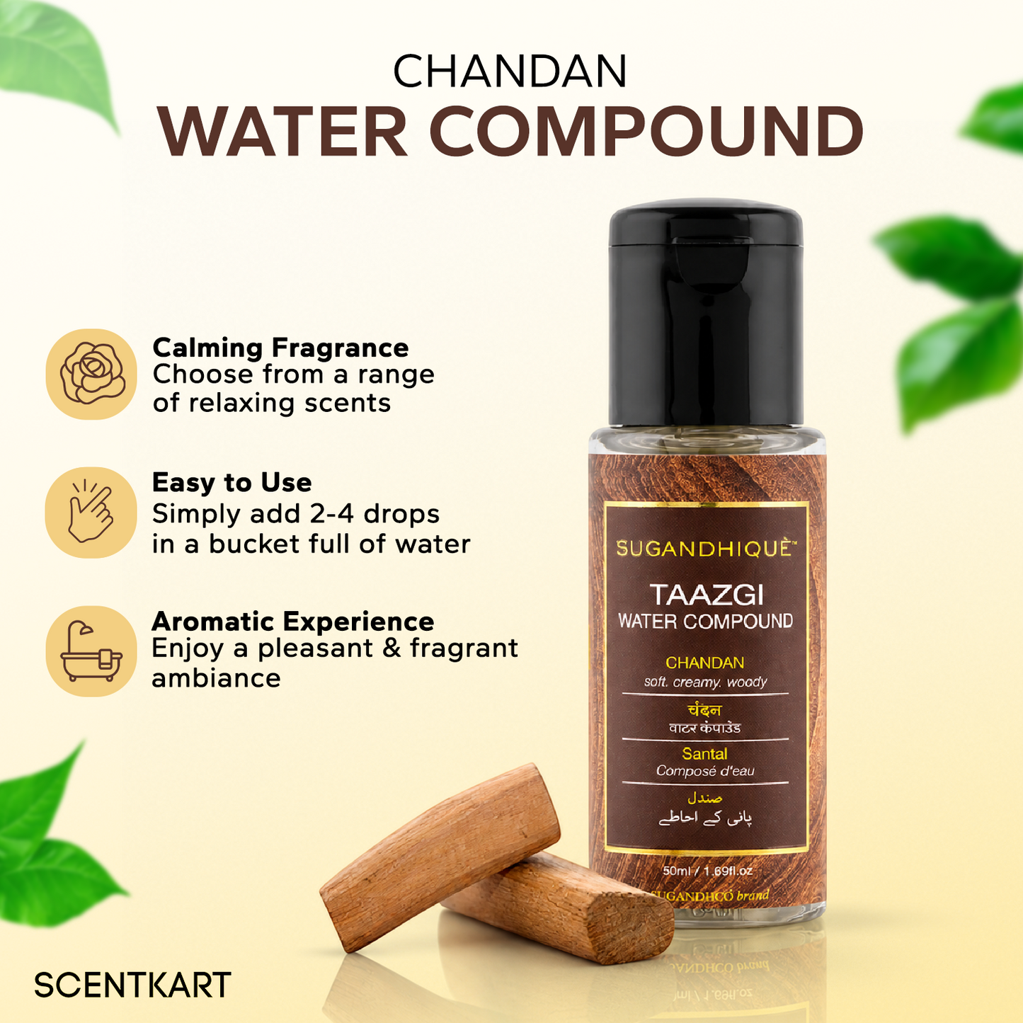 Taazgi Chandan Water Compound 50ml