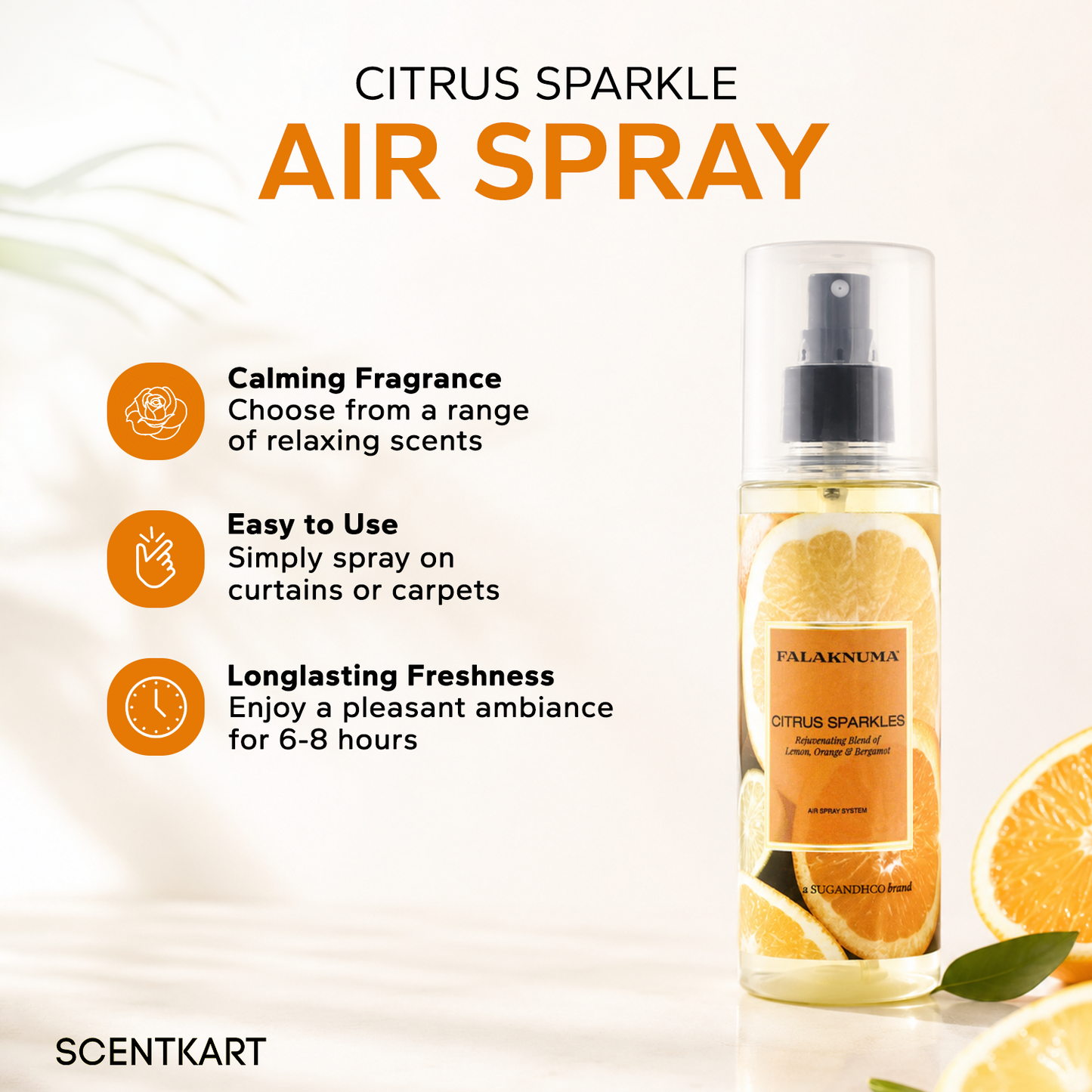 Falaknuma Citrus Sparkle Air Spray 200ml