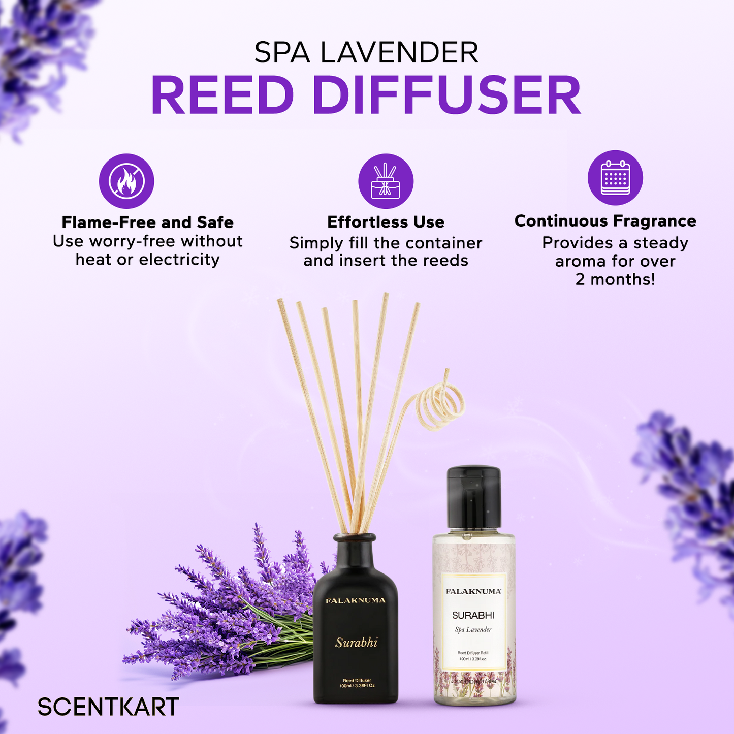 Surabhi Spa Lavender - Reed Diffuser 100ml