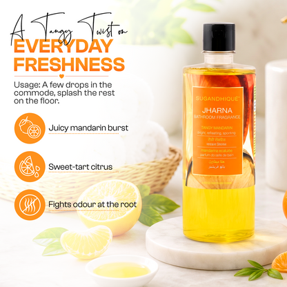 Jharna Tangy Mandarin Bathroom Freshener 500ml