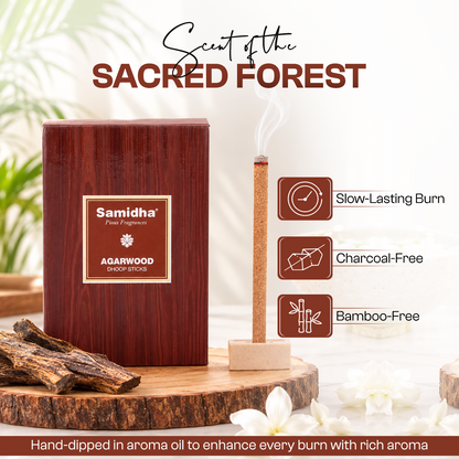 Samidha Agarwood Dhoop Sticks - 25N sticks