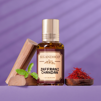 Zaffrani Chandan | Herbal, Saffron, Sandalwood | Attar 10ml