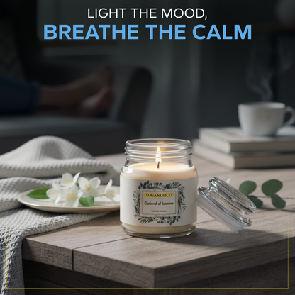 Garland of Jasmine Aroma Candle 90g