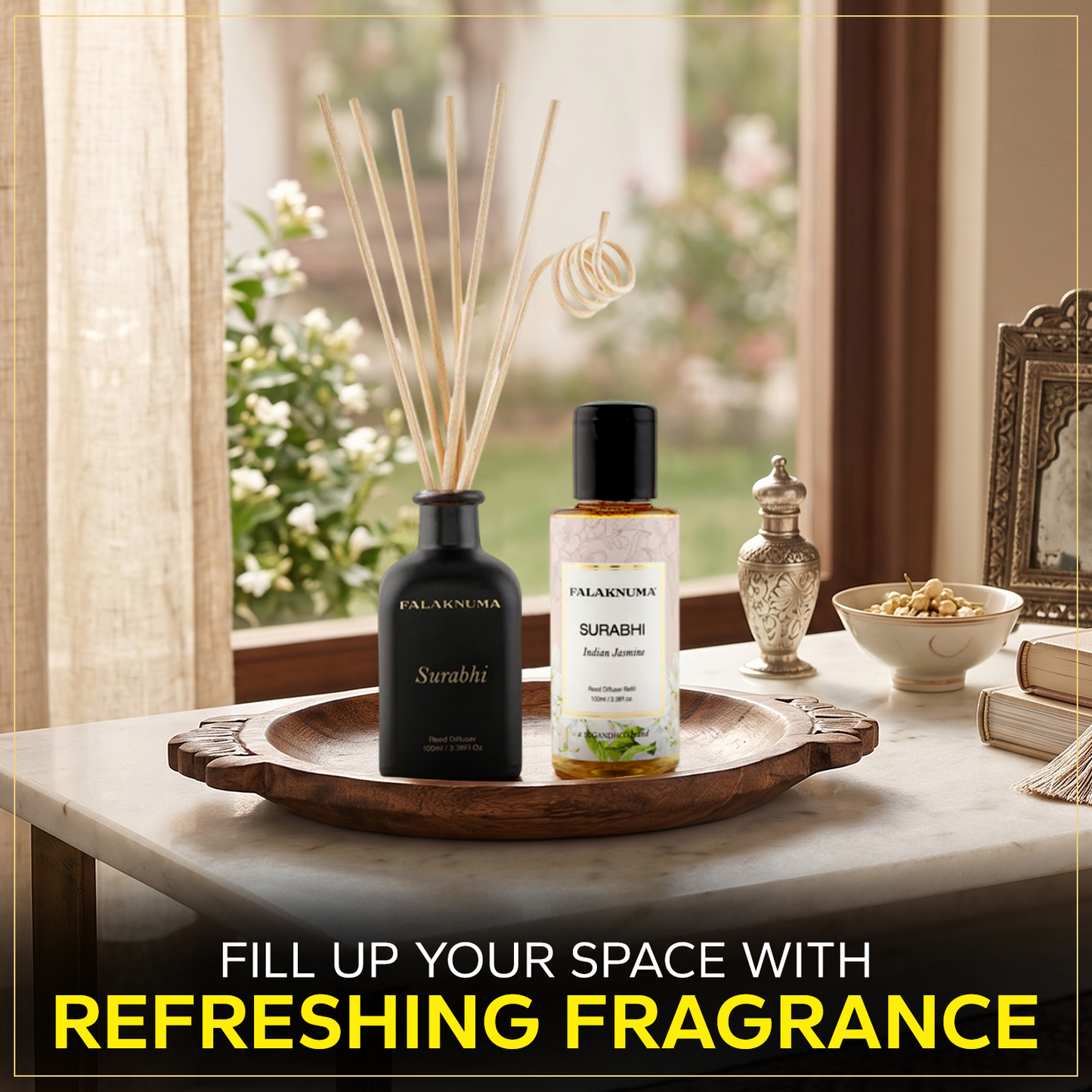 Surabhi Indian Jasmine - Reed Diffuser 100ml