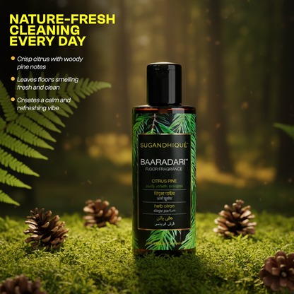 Baaradari Citrus Pine Floor Fragrance 200ml