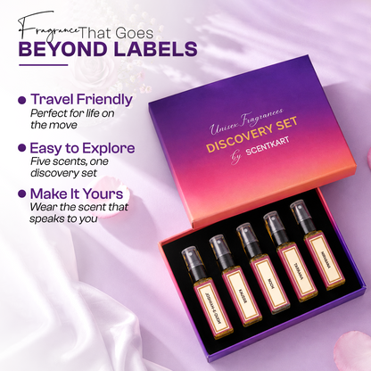Unisex EDP Discovery Set (5x8ml Pocket Perfumes) 40ml