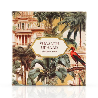 Sugandh Uphaar 2x3ml Miniature Attar - Gift Box 6ml (Set of 10 boxes)