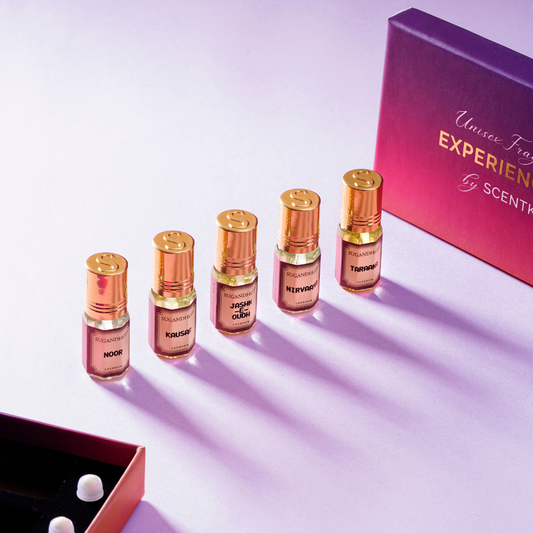 Unisex Attars Experience Kit (5x3ml Attar Miniatures) 15ml