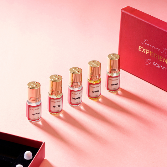 Feminine Attars Experience Kit (5x3ml Attar Miniatures) 15ml