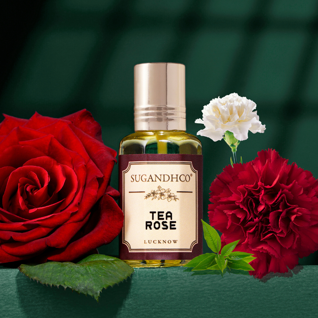 Tea Rose | Green Tea, Rose, Amber | Attar 10ml