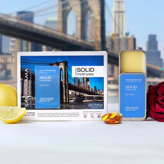 Safarnama - Jazz Avenue | New York, USA Solid Perfume 12g