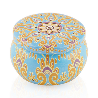 Relaxing Lavender Aroma Candle Tin Pack 120g