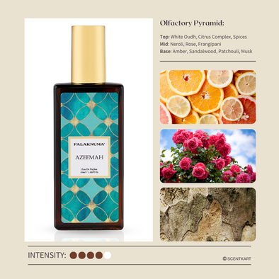 Azeemah | White Oudh, Rose & Sandalwod notes| Eau de Parfum 50ml