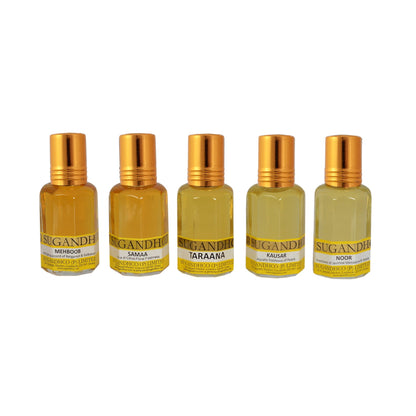 Lucknawi Tehzeeb - 5 Attar Set 50ml