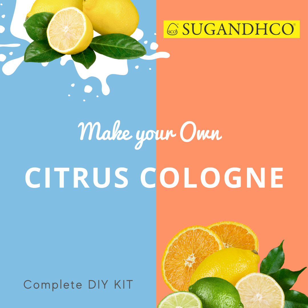 Citrus Cologne - Sugandhikar DIY Kit 150ml