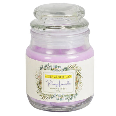 Relaxing Lavender Aroma Candle 90g