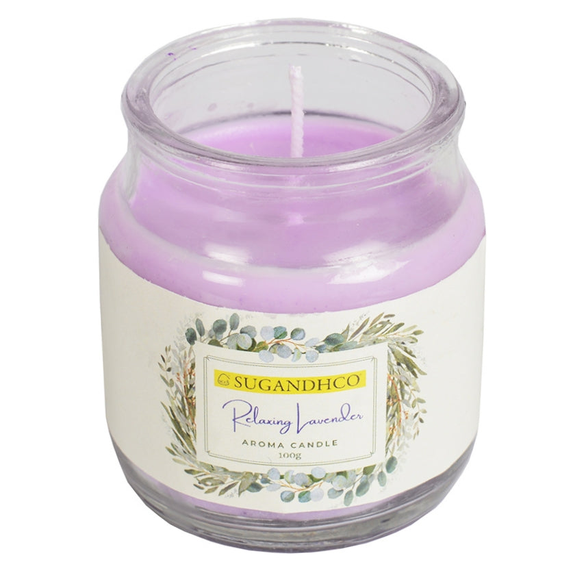 Relaxing Lavender Aroma Candle 90g