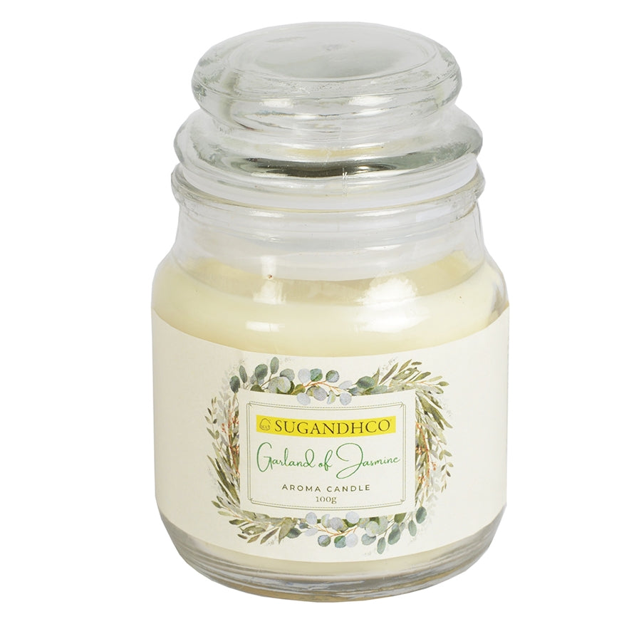 Garland of Jasmine Aroma Candle 90g