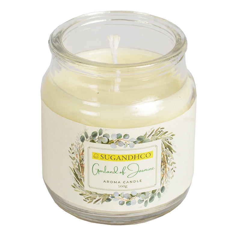 Garland of Jasmine Aroma Candle 90g