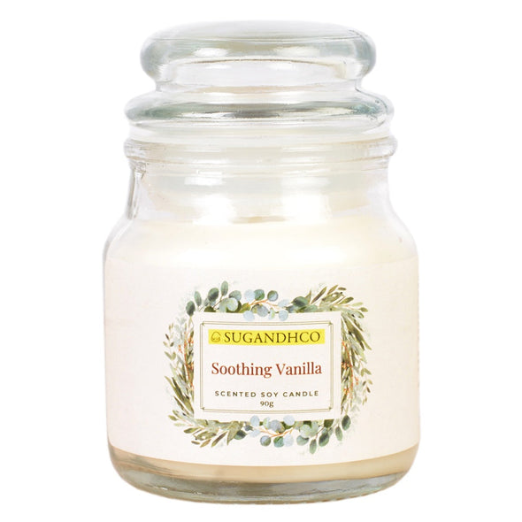 Soothing Vanilla Aroma Candle 90g