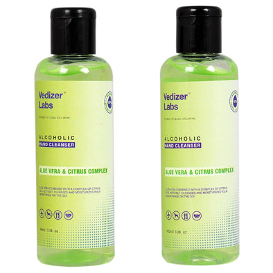 Vedizer Labs Hand Cleansers Aloe Vera & Citrus Complex (Pack of 2) - 200ml